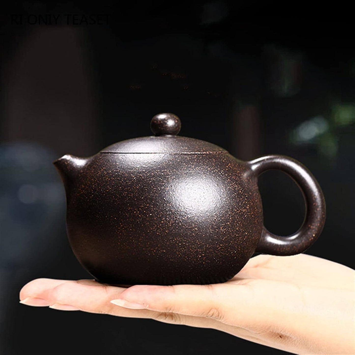 Teapot 190ML/230ML/280ML Zisha Teapot Handmade Ball Hole Filter Xi Shi Teapot Retro Chinese Tea Set High-grade Tea Maker Tea Kettle (Size : 190ML)