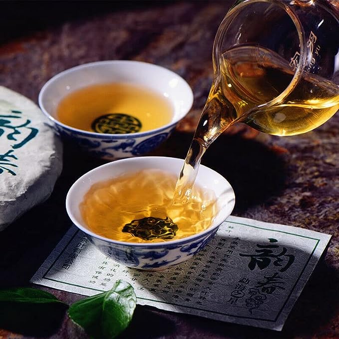 Natural Big Tree Pu'er Green Tea Yunnan Pu-Erh Raw Tea Cake Specialty Tea 357g