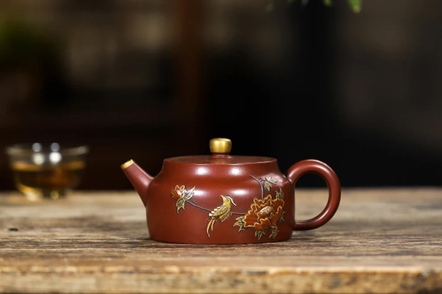 Master Handmade Purple Clay Tea Pot Zisha Tea Infuser Teaware