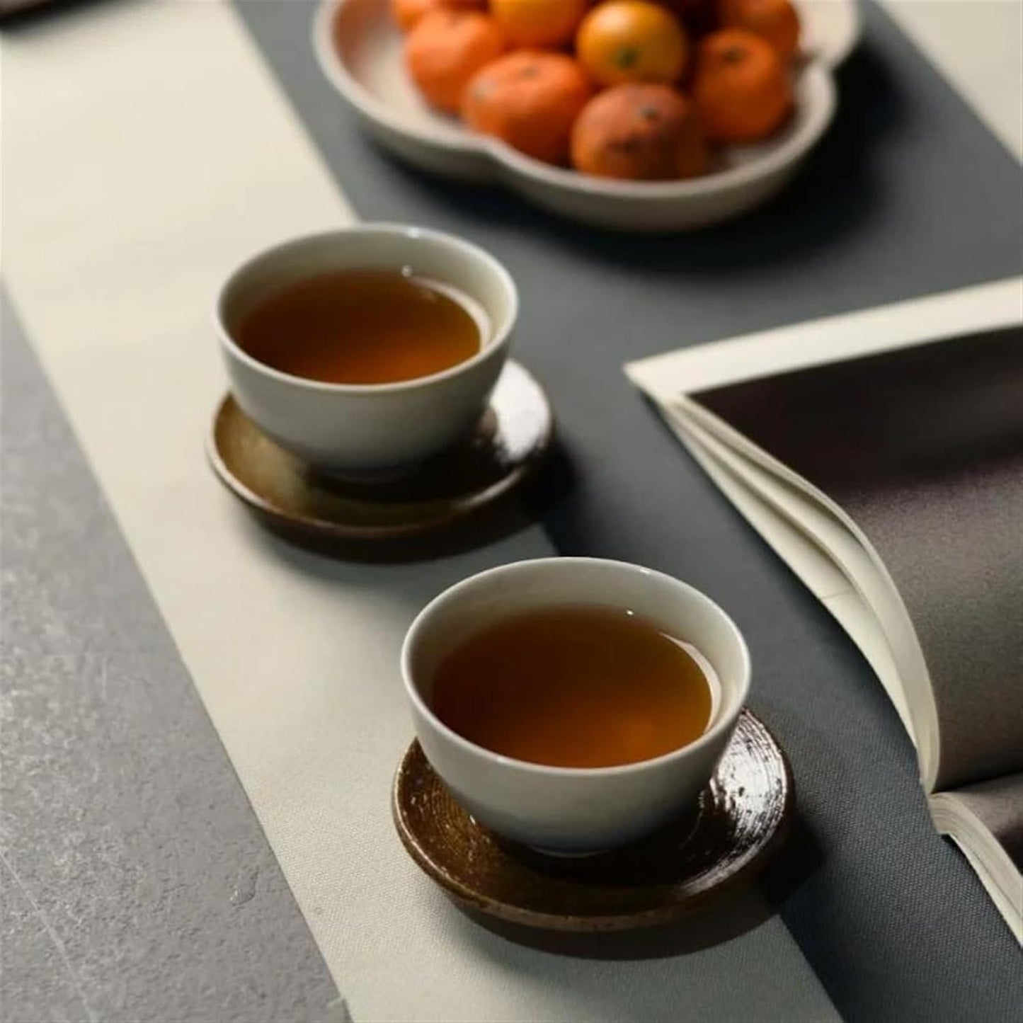 Afternoon Tea Set Gradient Jingdezhen Porcelain Tea Tasting Cup Master Cup Handmade Gracked Glaze Single Tea Cup Tea Set Kung Fu Tea Cup Tea Set For Adults