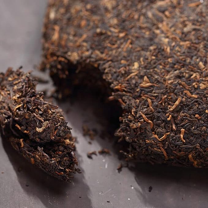 Dayi Wei Zui Yan Classic Pu'er Tea Cake Ripe Aged Puer Tea Menghai TAETEA 357g