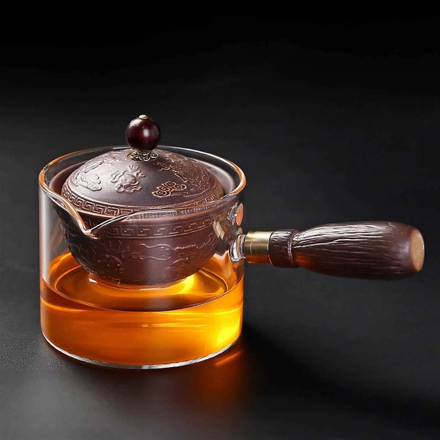 Chinese/Japanese Tea Set Portable Glass Ceramic Chinese Kung Fu Tea set Travel Tea Set Teaware Sets Teapot For Tea Teapot Tea Cup Set Tea Maker Infuser Portable Teapot Set Tea Gift set (Size : A pot