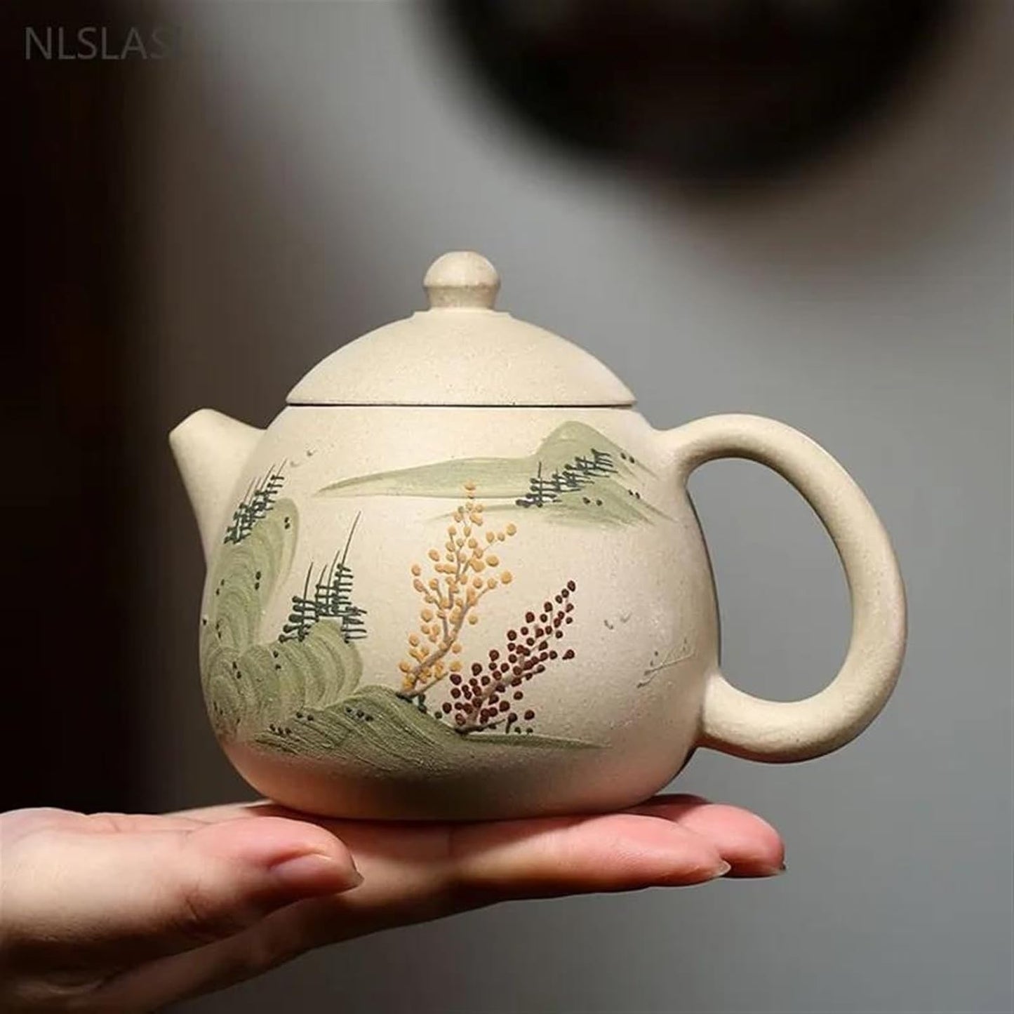 Afternoon Tea Set 280ml Chinese Purple Clay Teapot Hand-painted Dragon Egg Tea Pot Customized Filter Tea Infuser Zisha Beauty Tea Set Tea Set For Adults