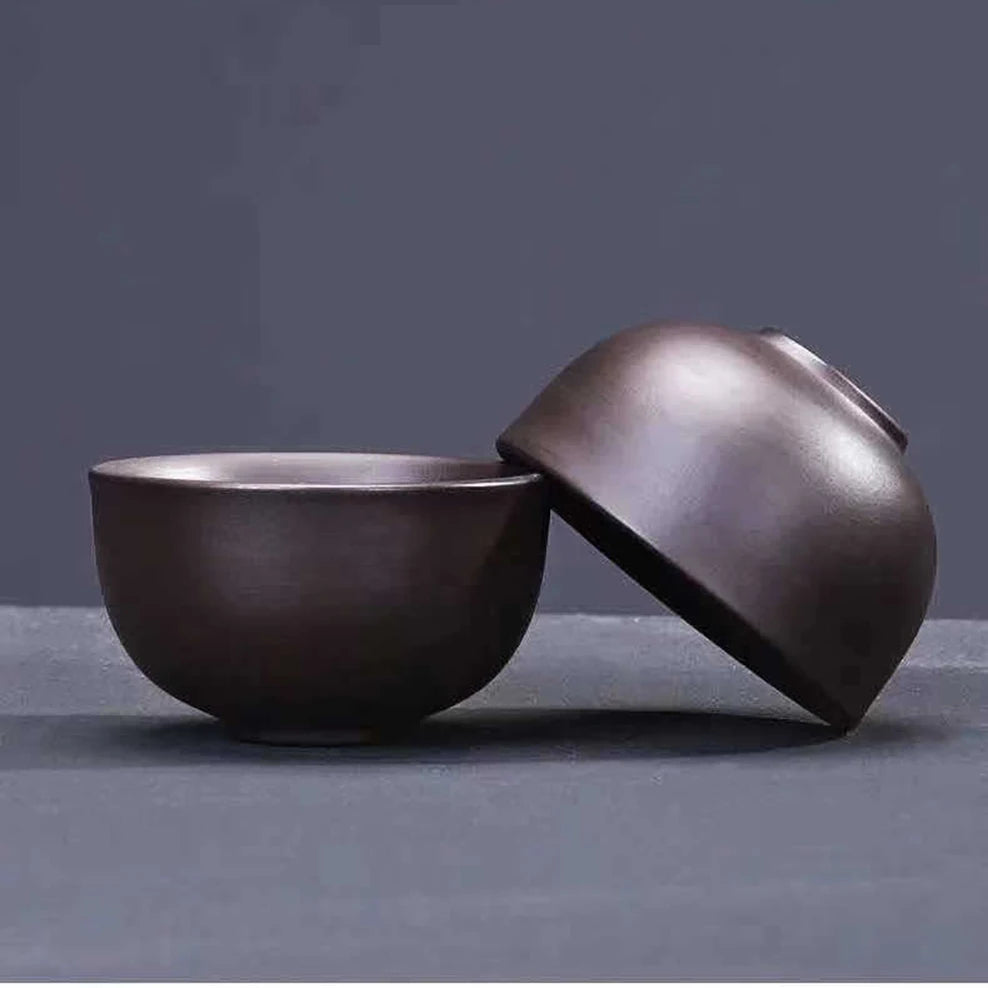 7 PC-Set Purple Clay Travel Tea Set One Teapot Four Cups Car Make Tea Pot Teaware WithTea Tins Portable Kung Fu Tea Set For Gift