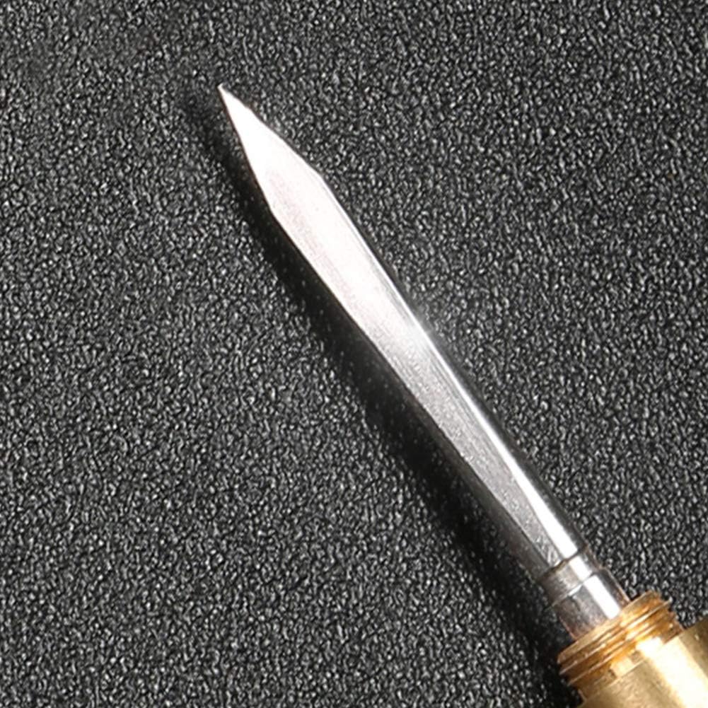 Tea Knife Kungfu Tea Tool Set Needle Tea Cone Puerh Tea Cake,Natural Wood with Stainless Steel (Paorosa)