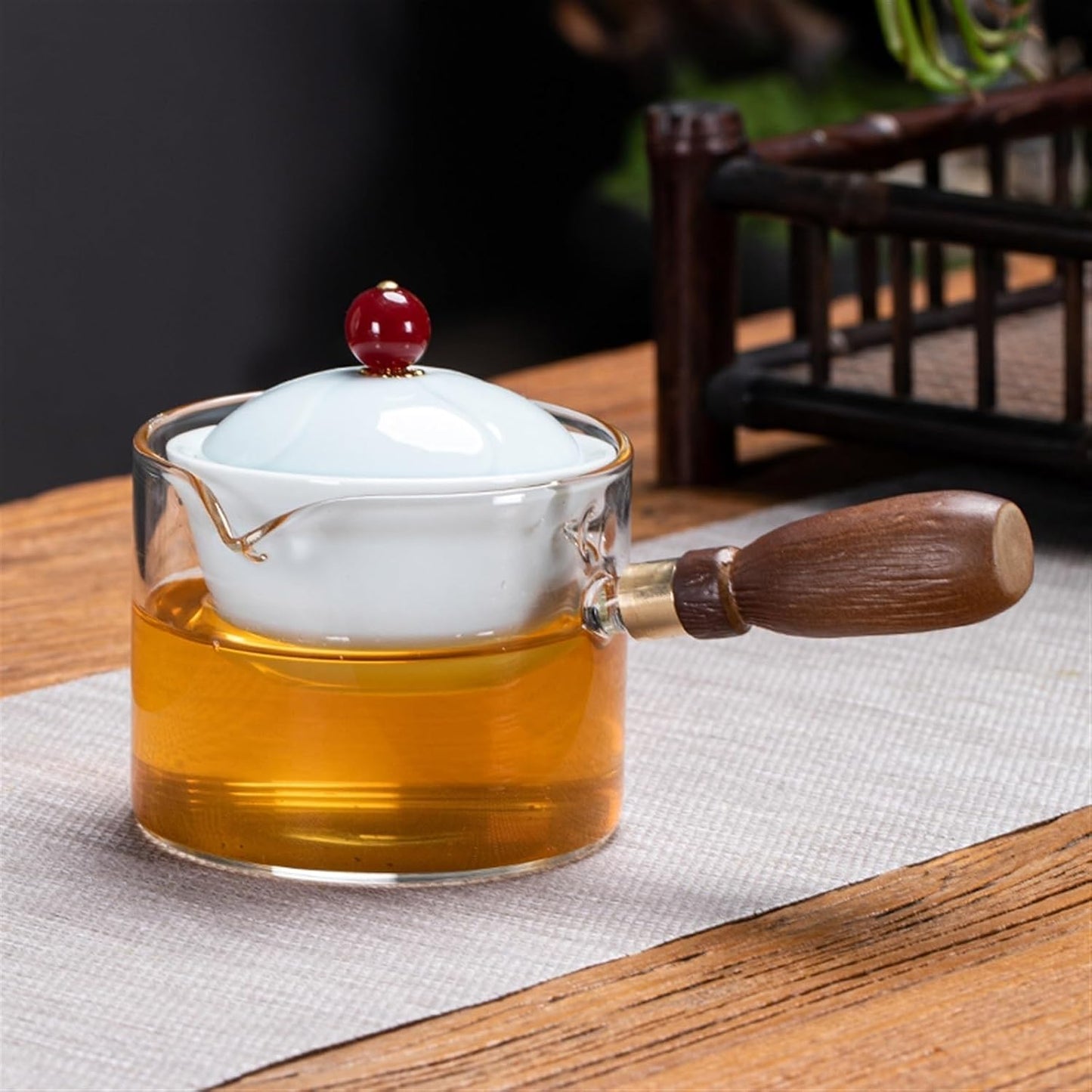 Chinese/Japanese Tea Set Portable Glass Ceramic Chinese Kung Fu Tea set Travel Tea Set Teaware Sets Teapot For Tea Teapot Tea Cup Set Tea Maker Infuser Portable Teapot Set Tea Gift set (Size : A pot