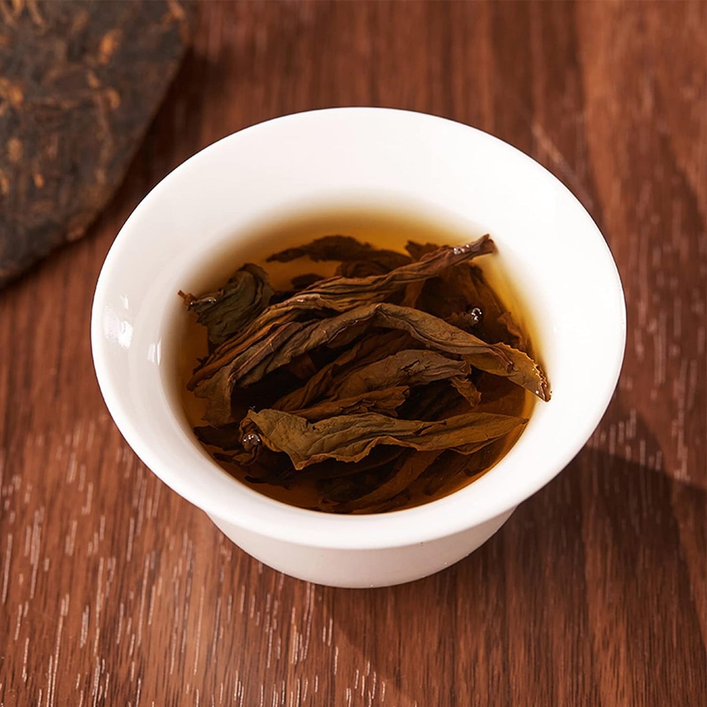 Puer Tea Cake Cooked Puer Dark Tea Aged Fermented Cook Pu erh Tea Yunnan Presses Tea Cake Gift for Home Guests Family Tea Lovers