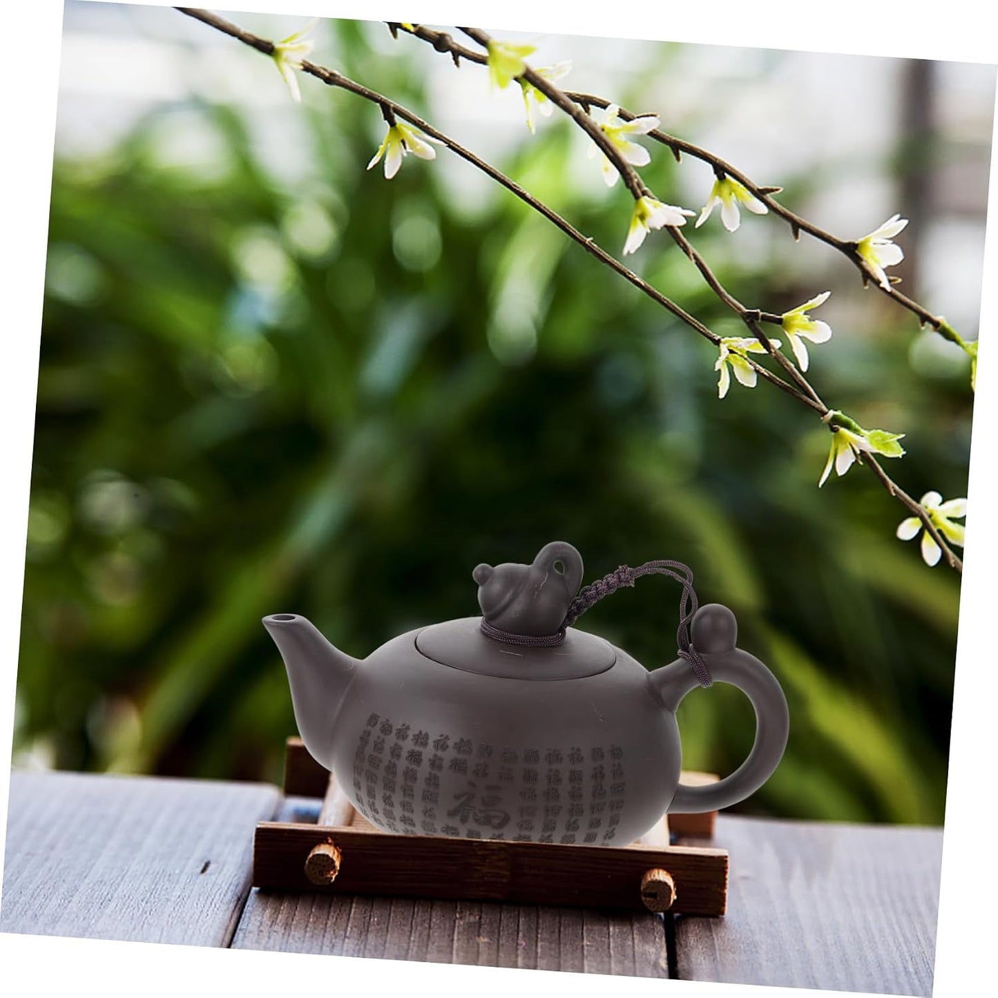 FUNOMOCYA 1pc Teapot Stovetop Whistling Kettle Whistle Ceramic Tea Pot Zisha Clay Tea Pot Coffee Espresso Pot Retro Tea Pot Japanese Tea Pot Tea Making Pot Antique Ceramics Concentrate