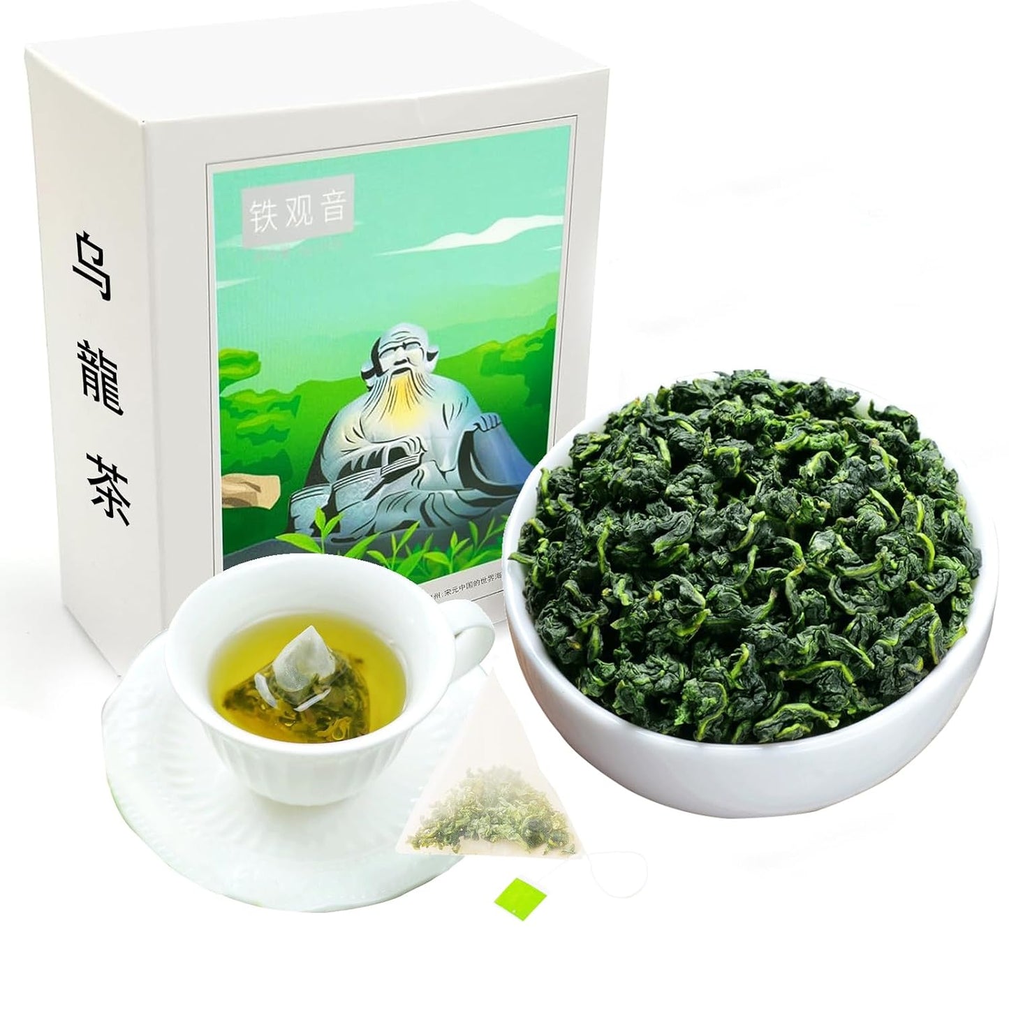Chinese Pu'er Tea - Puerh Tea Bag Yun Nan Puer Tea Bags Pu erh Tea Organic China Puer Tea 16 Bags 48g/1.7oz 云南普洱熟茶