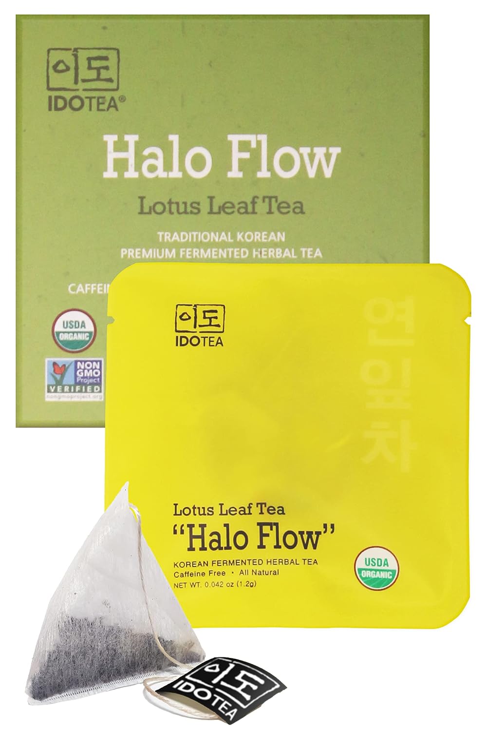 IDO Tea Breathe Heavens Breathing Tea | Organic Korean Fermented Herbal Tea | Breathe Easy Tea for Immune Support | Bedtime Tea | Detox Cleanse Tea Gift Sets (Pack of 1, 15 Tea bags)