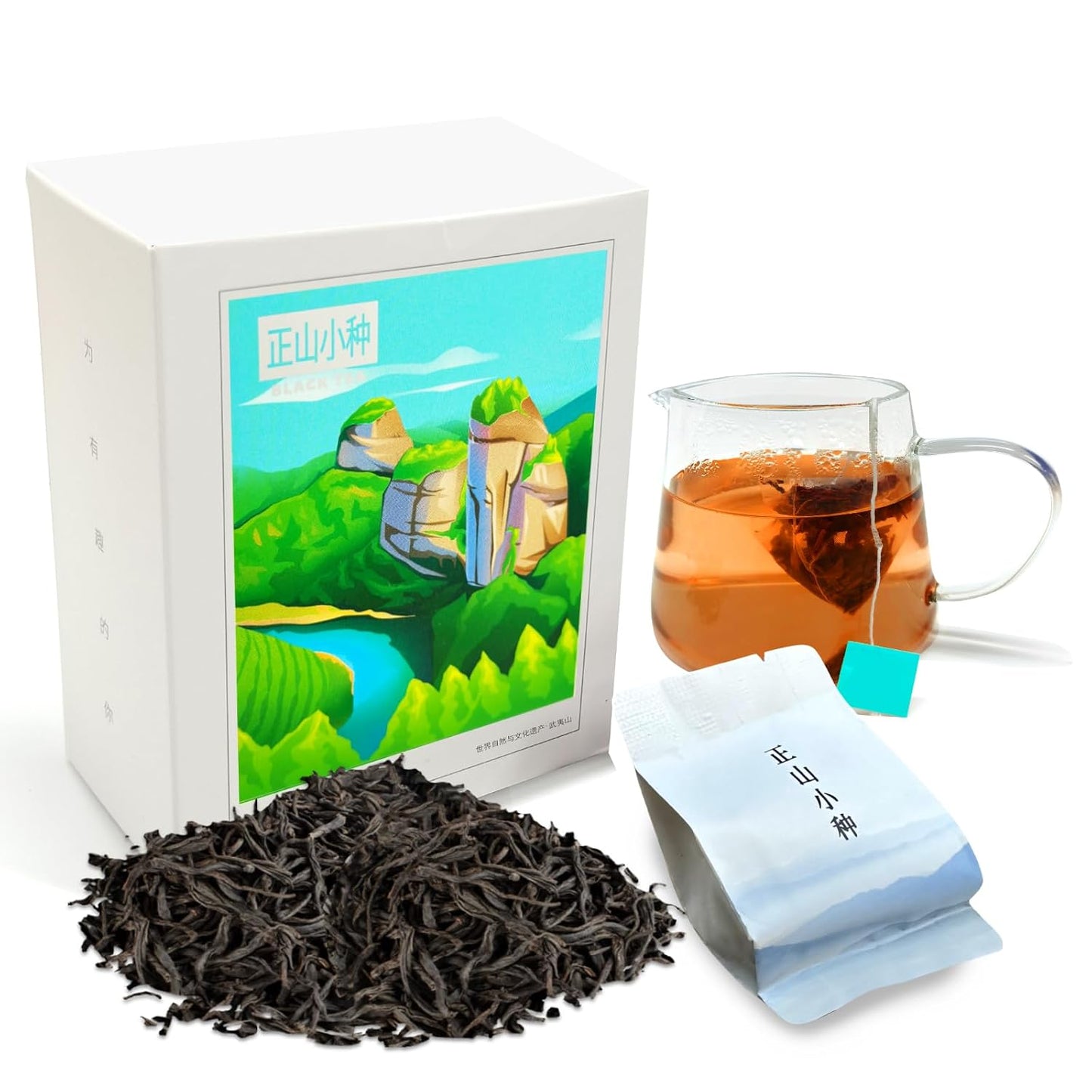 Chinese Pu'er Tea - Puerh Tea Bag Yun Nan Puer Tea Bags Pu erh Tea Organic China Puer Tea 16 Bags 48g/1.7oz 云南普洱熟茶