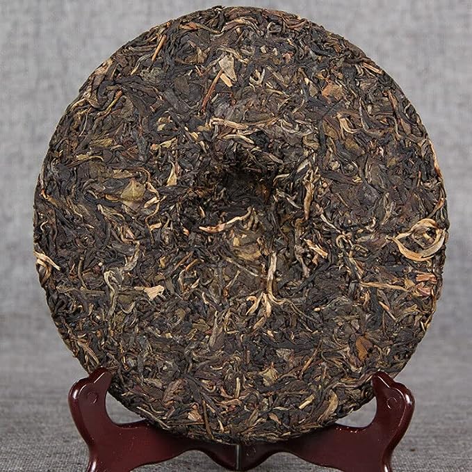 Puerh Green Tea Pu-Erh Tea Pressing Process Raw Pu'er Tea Cake Craft Tea 357g