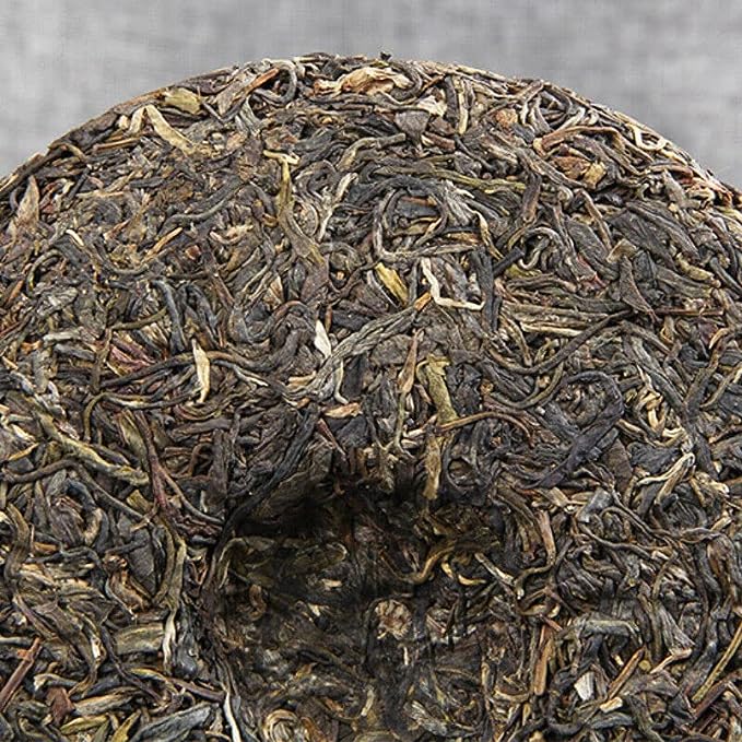 Collection Tea Puer Tea Cake Yunnan Menghai Qizi Ancient Tree Raw Puer Tea 357g