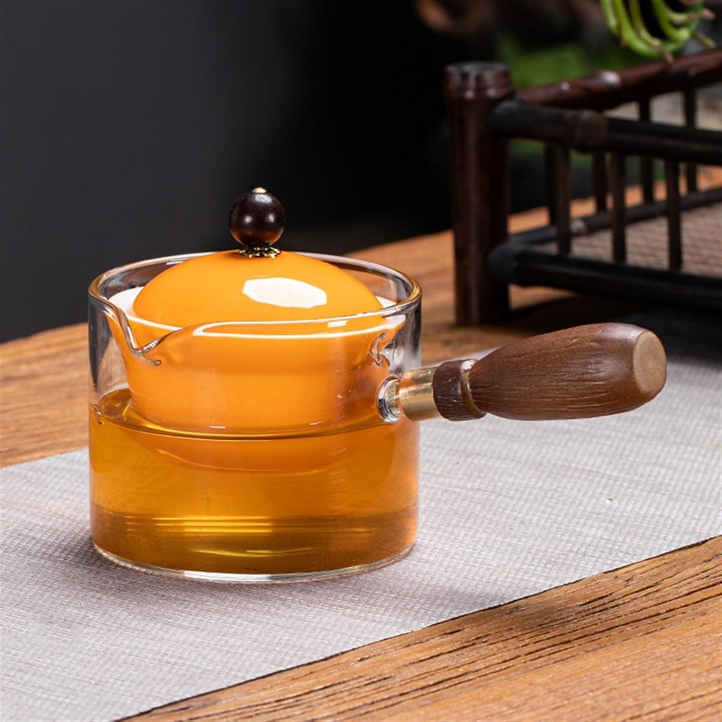Chinese/Japanese Tea Set Portable Glass Ceramic Chinese Kung Fu Tea set Travel Tea Set Teaware Sets Teapot For Tea Teapot Tea Cup Set Tea Maker Infuser Portable Teapot Set Tea Gift set (Size : A pot