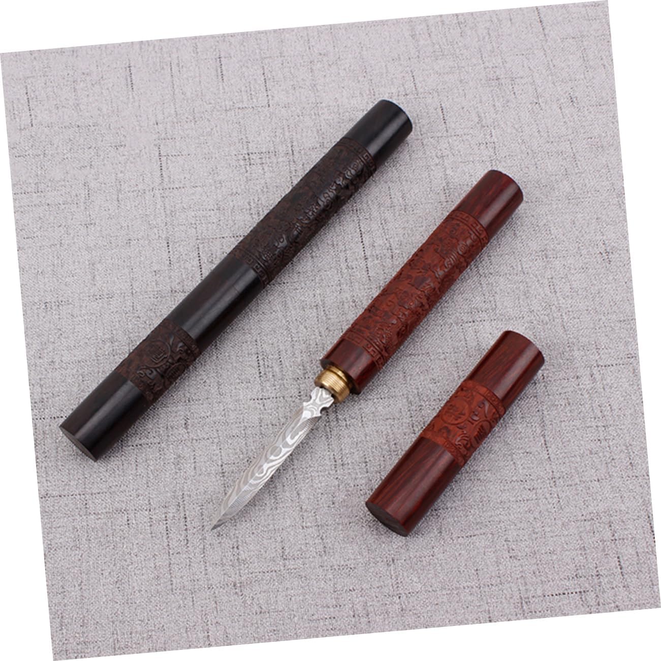 HOMSFOU 2 Pcs Tea Needle Tea Makers for Iced Tea Puerh Tea Ice Pick Carving Tea Knives Tea Brick Tea Brick Tea Cone Japanese Tools Tea Ware Accessories Set Wood Tea Cake