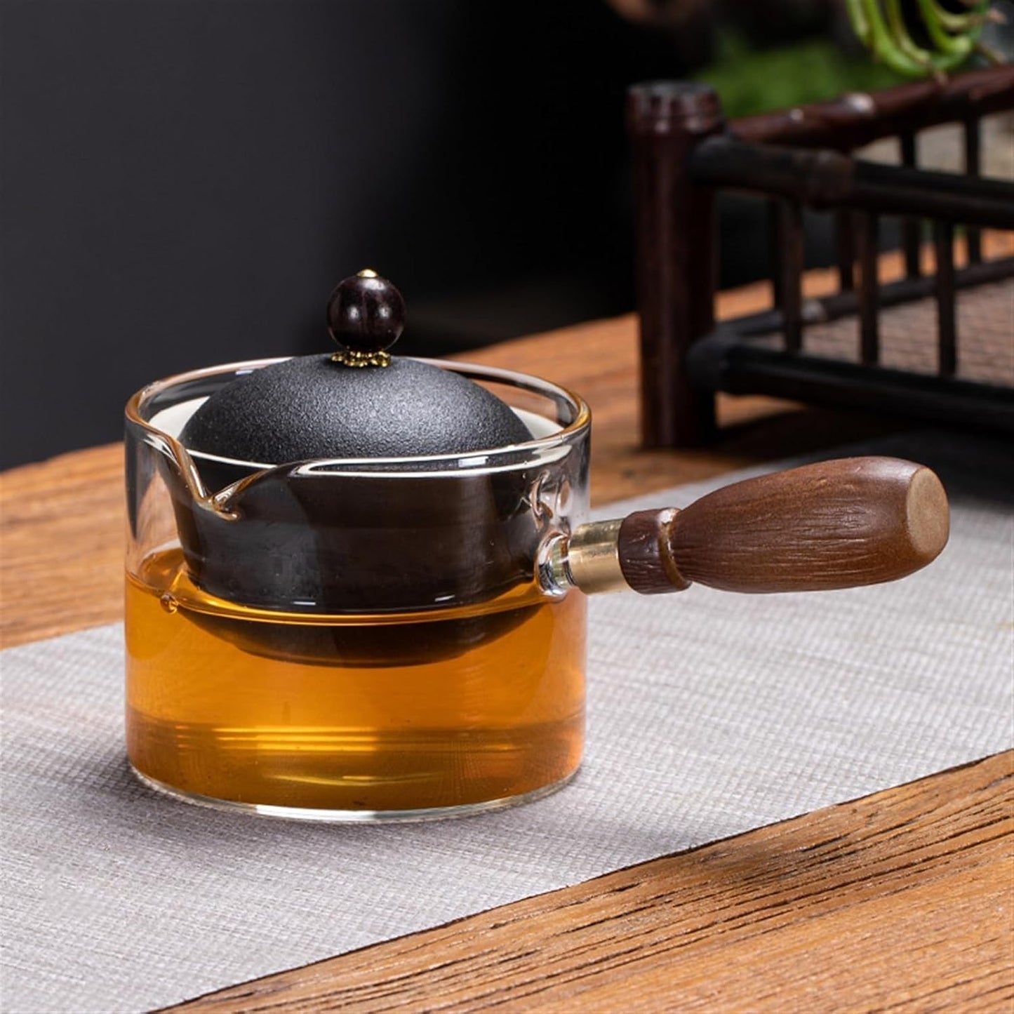 Chinese/Japanese Tea Set Portable Glass Ceramic Chinese Kung Fu Tea set Travel Tea Set Teaware Sets Teapot For Tea Teapot Tea Cup Set Tea Maker Infuser Portable Teapot Set Tea Gift set (Size : A pot