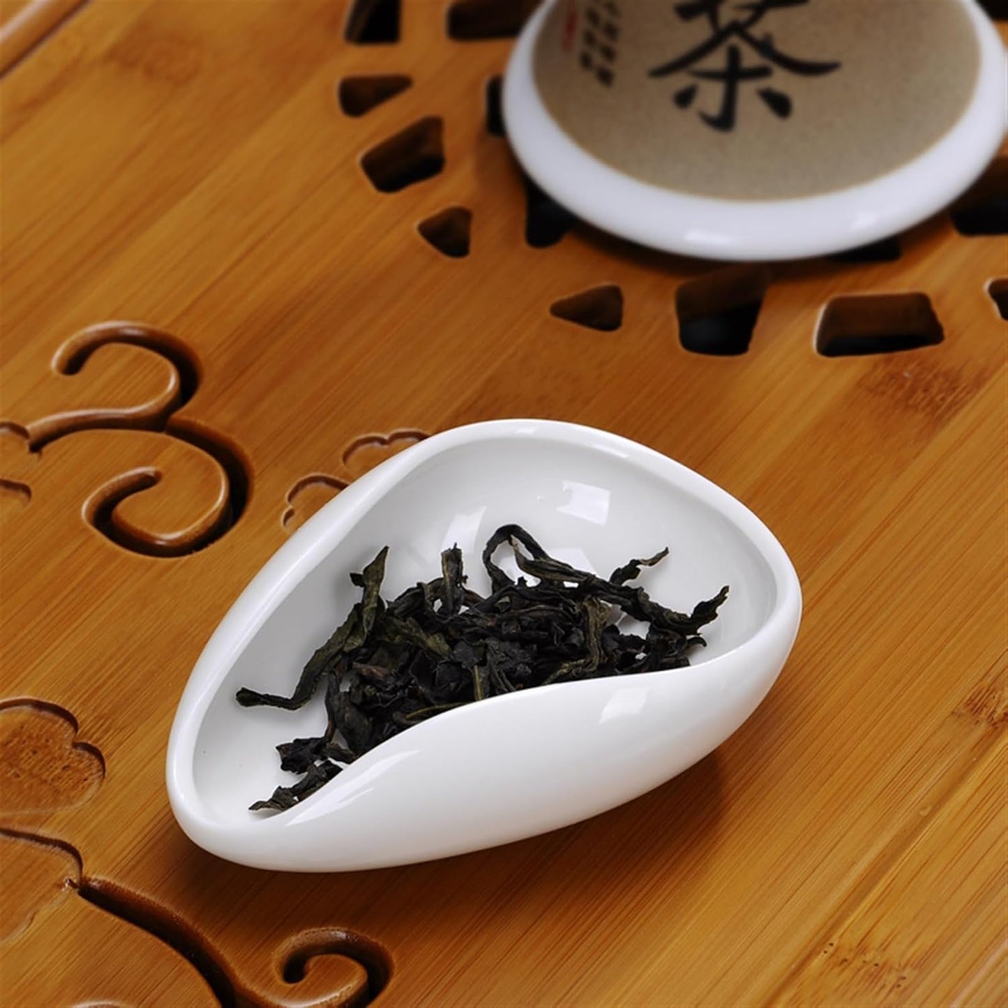 Chinese/Japanese Tea Set White Porcelain Cha He * Tea Presentation Vessel Kung Fu Tea Accessories tea tray Portable Teapot Set Tea Gift set (Size : Light Grey)