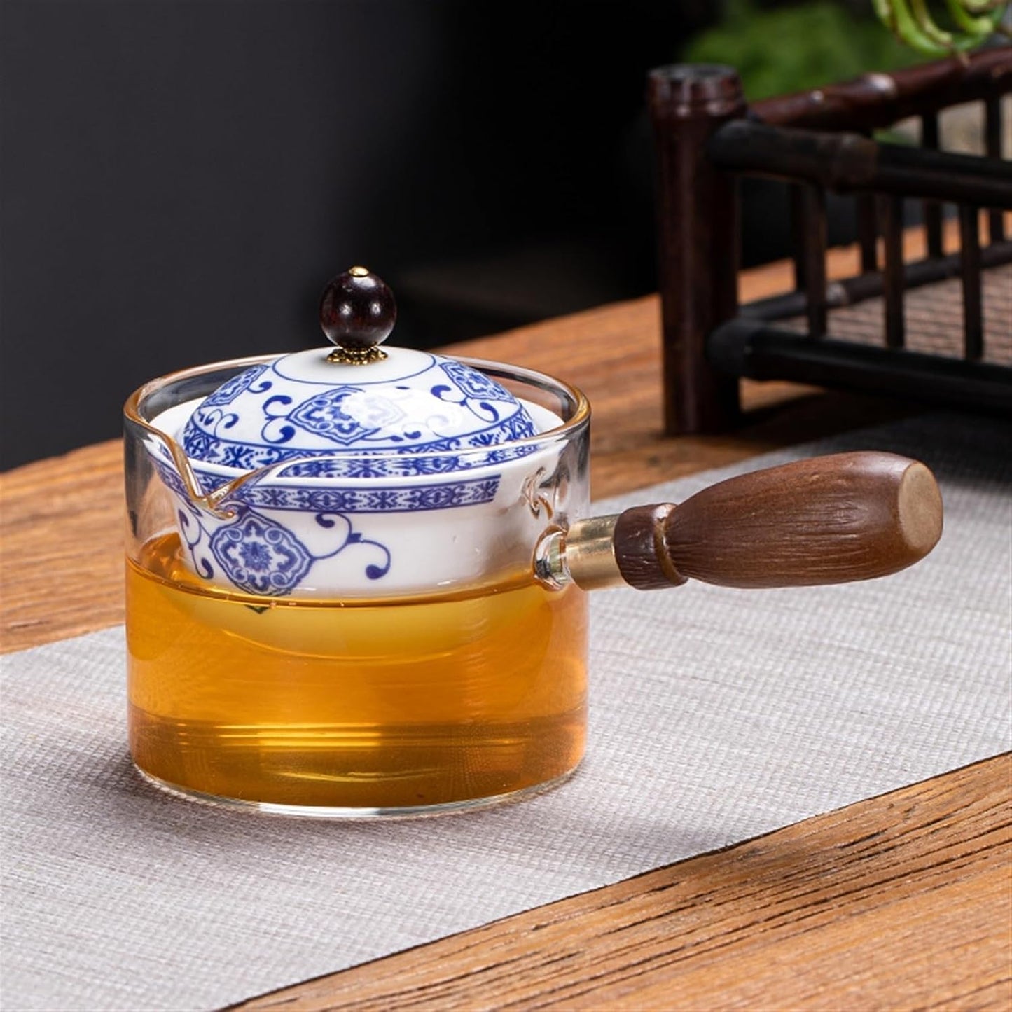 Chinese/Japanese Tea Set Portable Glass Ceramic Chinese Kung Fu Tea set Travel Tea Set Teaware Sets Teapot For Tea Teapot Tea Cup Set Tea Maker Infuser Portable Teapot Set Tea Gift set (Size : A pot
