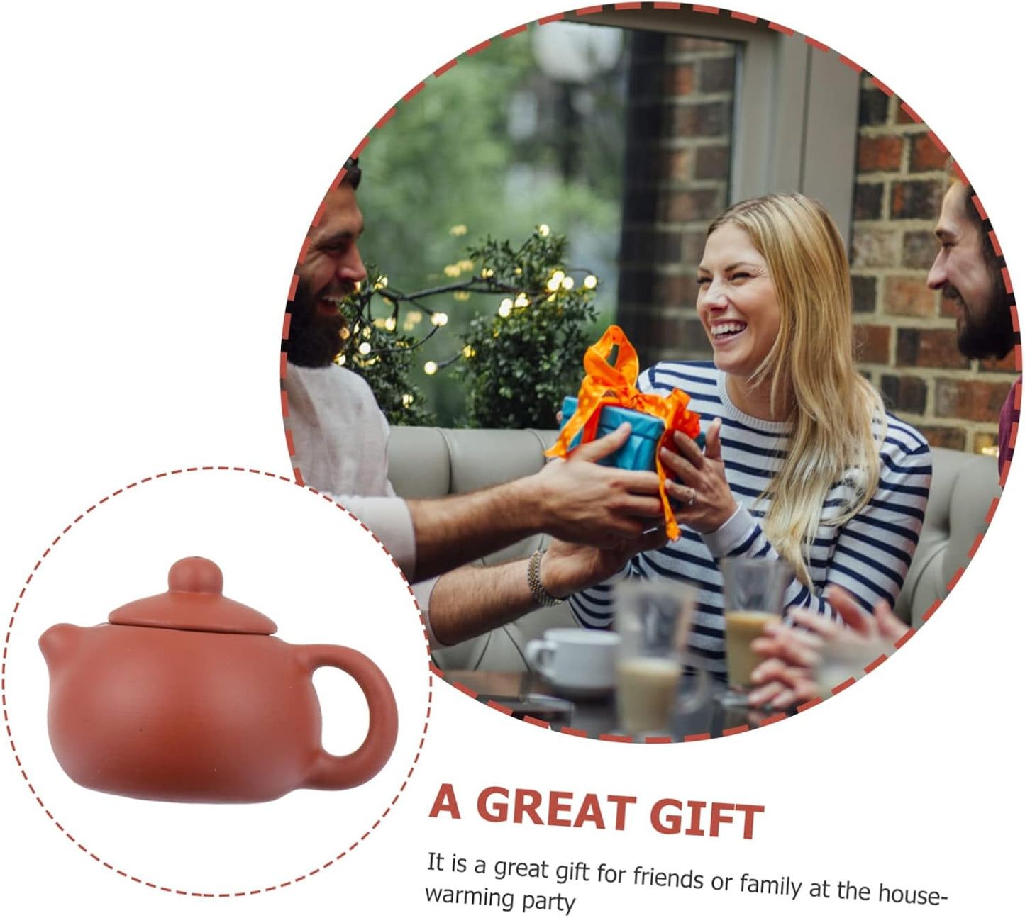 Cabilock 1pc Teapot Ceramic Beverage Pitcher Coffee Pot Ceramic Tea Pitcher Tea Pot Tea Pitchers Zisha Clay Pot