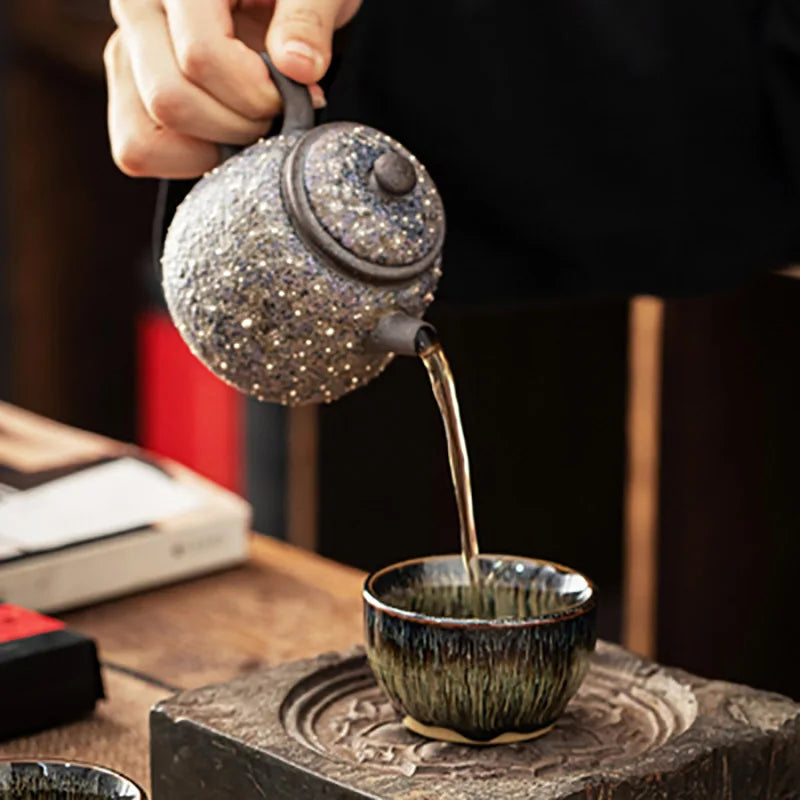 75ml / 60 ml Jianzhan Teacup Chinese zodiac Pattern Tea Bowl Kungfu Ceramic Tea Cup Coffee Mugs Ceremony Teaware Drinkware
