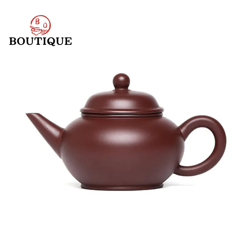 190ml Chinese Yixing Purple Clay Teapot Handmade Zhu Mud Beauty Tea Pot Zisha Filter Tea Maker Customized Teaware Gifts