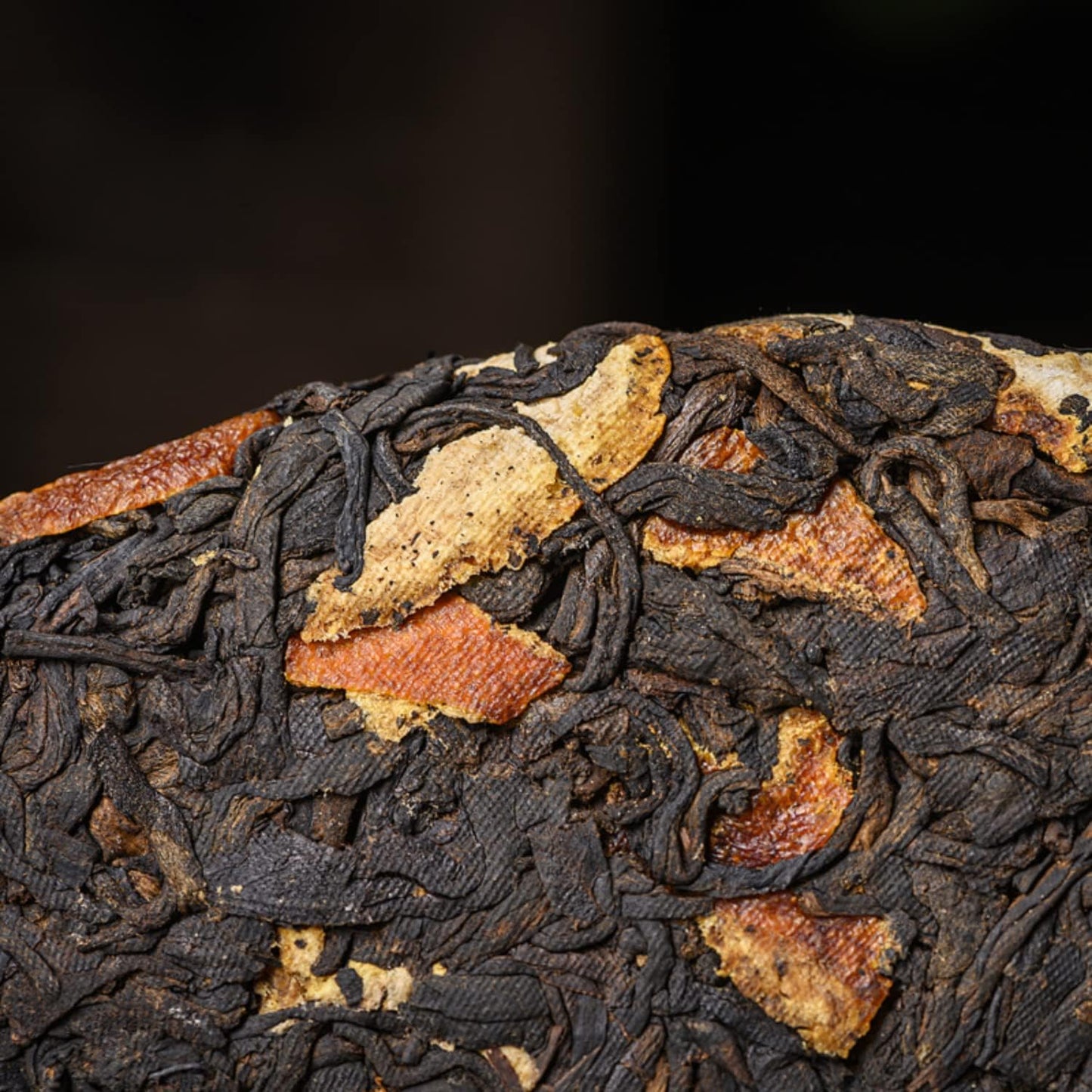 ONWILLTEA - Chenpi Puer Tea Cooked Tea Cake 357g Flavored Substitute Tea Yunnan Pu-erh Cake