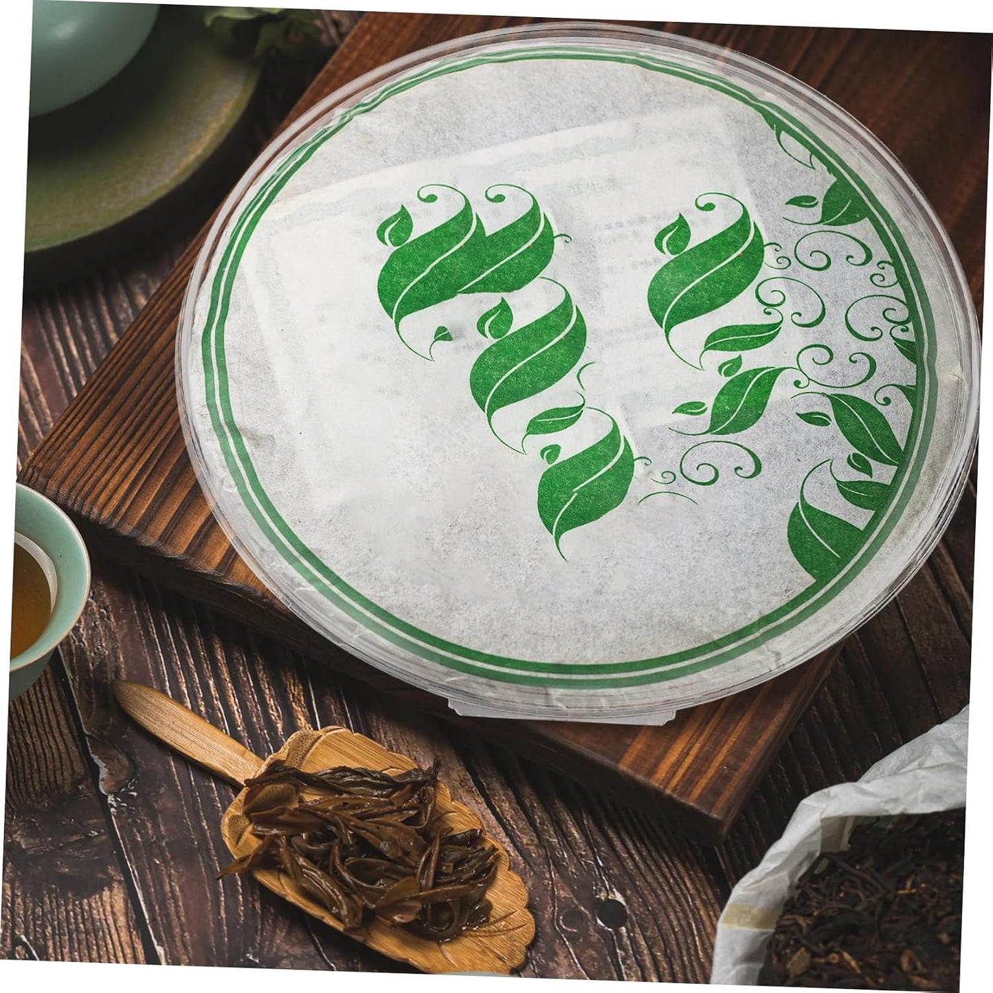 BESTOYARD 1 Set Tea Display Stand Puerh Tea Cake Ripe Display Rack Puerh Tea Cake Rack Puer Tea Saucer Storage Holder Puerh Tea Cake Display Rustic Cutlery Holder Plastic Bread Tea Bag