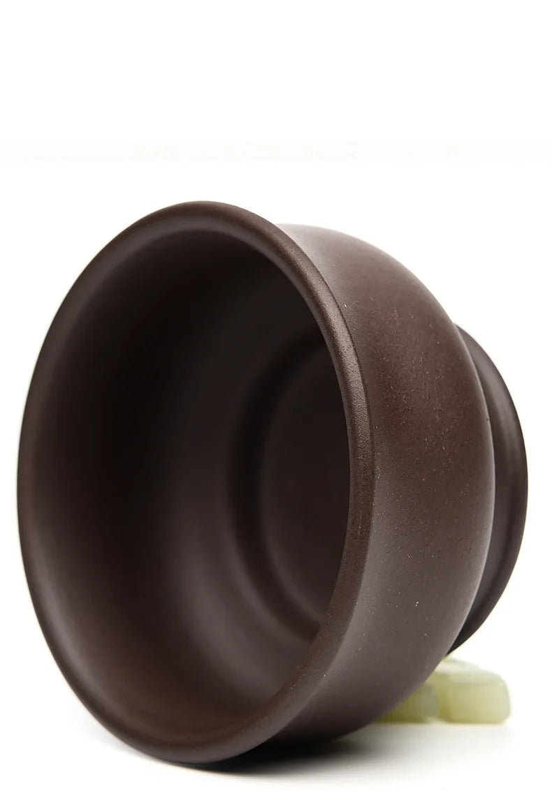 90ml Chinese Yixing Purple Clay Teacup Cup Oolong Tea Handmade Boutique Tea Bowl Master Tea Cup Portable Personal Single Cup