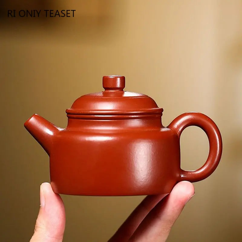 90ml Small Capacity Chinese Yixing Purple Clay Tea Pot Handmade Teapot Raw Ore Dahongpao Mud Kettle Zisha Teaware Tea Set