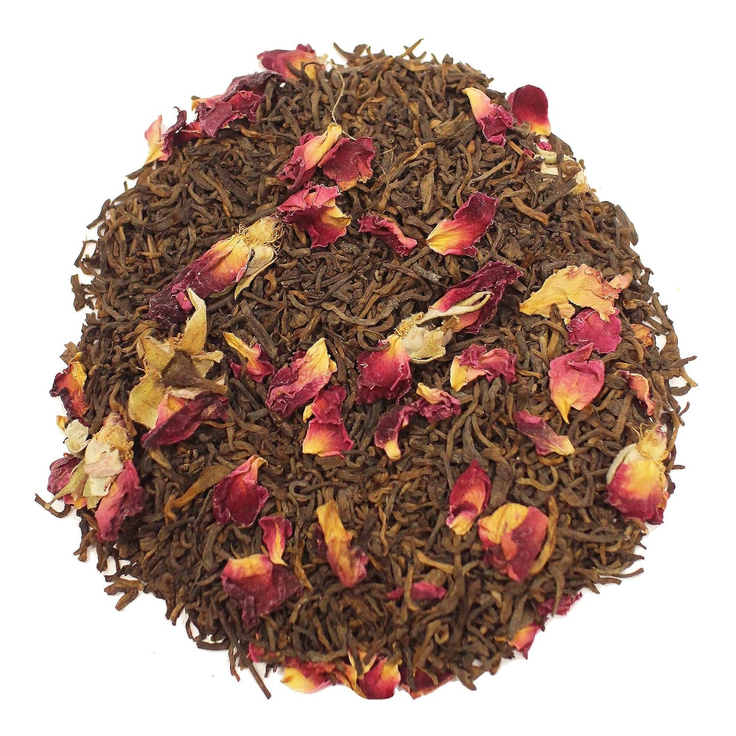 The Tea Farm - Puerh Rose Loose Floral Tea - Loose Leaf Puerh Tea (2 Ounce Bag)