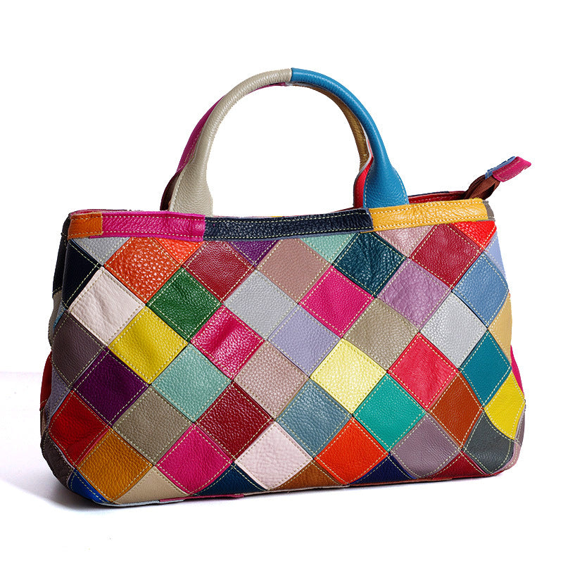 Genuine Top Layer Cowhide Fashionable Handbag for Women, New Arrival Unique Trendy Top Handle Shoulder Crossbody Purse, Stylish Casual Bag for Ladies