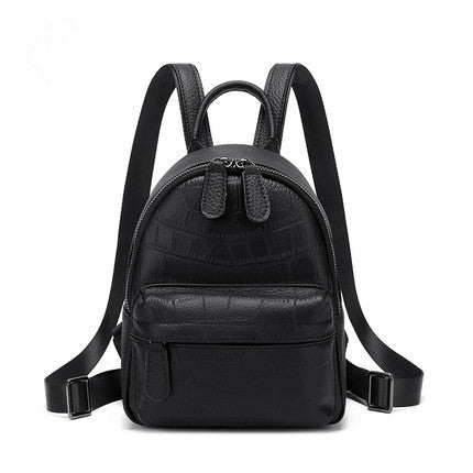 New Arrival Croc-Effect Casual Backpack for Women, A Trendy School Daypack Perfect for Middle School Girls & Everyday Use