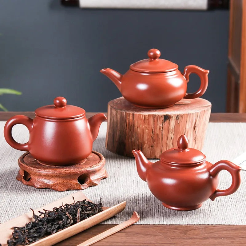 Authentic Tea Pot Drinkware Purple Clay Teapot Kettle Raw Ore Chinese Handmade Teaware Tie Guanyin Tea Ceremony