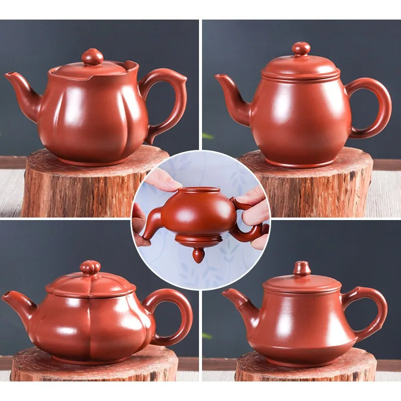 Authentic Tea Pot Drinkware Purple Clay Teapot Kettle Raw Ore Chinese Handmade Teaware Tie Guanyin Tea Ceremony