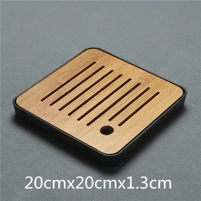 Bamboo Tea Tray Pu'er tea Tea Board  1PC Drainage Water Storage kung-fu Tea Set Tea Table Chinese Tea Room Board Ceremony Tools