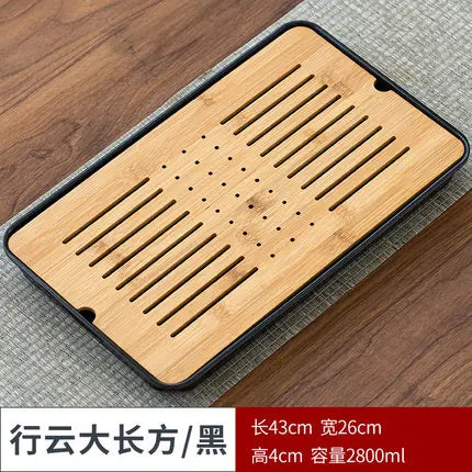 Bamboo Tea Tray Pu'er tea Tea Board  1PC Drainage Water Storage kung-fu Tea Set Tea Table Chinese Tea Room Board Ceremony Tools