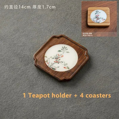 BambooTeapot Tray Drainage Water Storage Kung Fu Tea Set Drawer Tea Board Table Chinese Tea Ceremony Tools Free Shipping