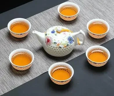 Blue White Exquisite Ceramic Teapot Kettles Tea Cup Porcelain Chinese Kung Fu Tea Set Drinkware