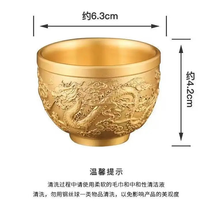 Brass Float Carved Flower Tea Pot Water Pot Chinese Tea Pot Crafts Tea Ceremony Set
