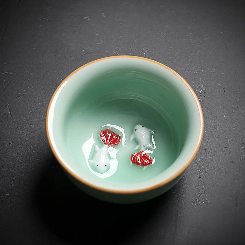 Celadon Kungfu Tea Set, Tea Cup, Teapot Cover Bowl, Tea Washing, Six Gentleman Tea Set, Filter, Single Master Cup, Ashtray