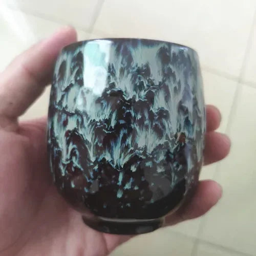 Ceramic 150ML China Tea Cup  Kiln Change Ceramic Home Teacup  Teaware Creative ceramic cups