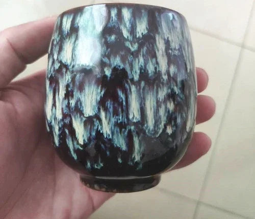 Ceramic 150ML China Tea Cup  Kiln Change Ceramic Home Teacup  Teaware Creative ceramic cups