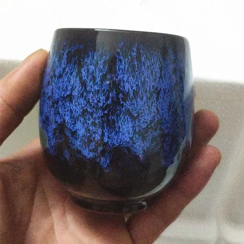 Ceramic 150ML China Tea Cup  Kiln Change Ceramic Home Teacup  Teaware Creative ceramic cups