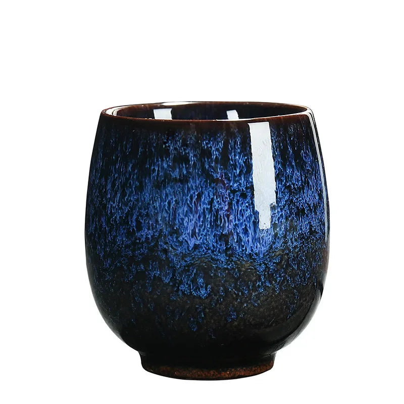Ceramic 150ML China Tea Cup  Kiln Change Ceramic Home Teacup  Teaware Creative ceramic cups