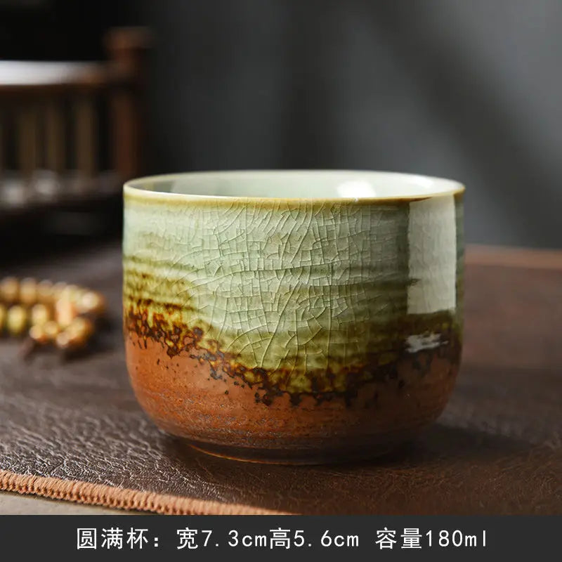Ceramic Crackle Glaze Teacups, Teaware Cup, Tea Cups, Chinese Tea Set, I162
