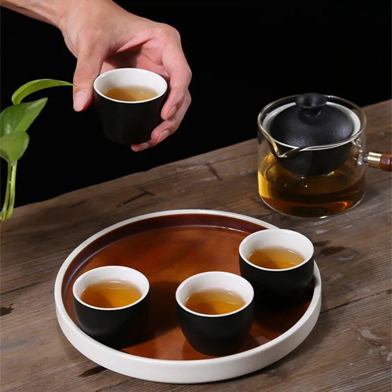 Ceramic Glass Tea Set Tea Maker Teapot Porcelain Chinese Gongfu Tea Set Portable Tea Set Teaware Sets Cup For Tea