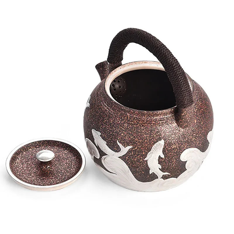 Ceramic Tea Pots for Brewing Tea, Chinese Teapots, Vintage Teapot, Chinese Teapots to Boil Water, Kettle, Luxury, Vintage
