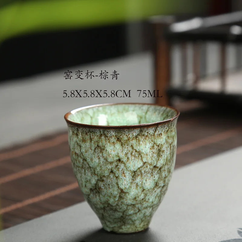 Ceramic Teacup Cups Tea Set with Modern Tea Set Siteel Tazas De Ceramica Creativas China Tea Cup I074