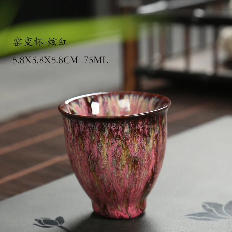 Ceramic Teacup Cups Tea Set with Modern Tea Set Siteel Tazas De Ceramica Creativas China Tea Cup I074