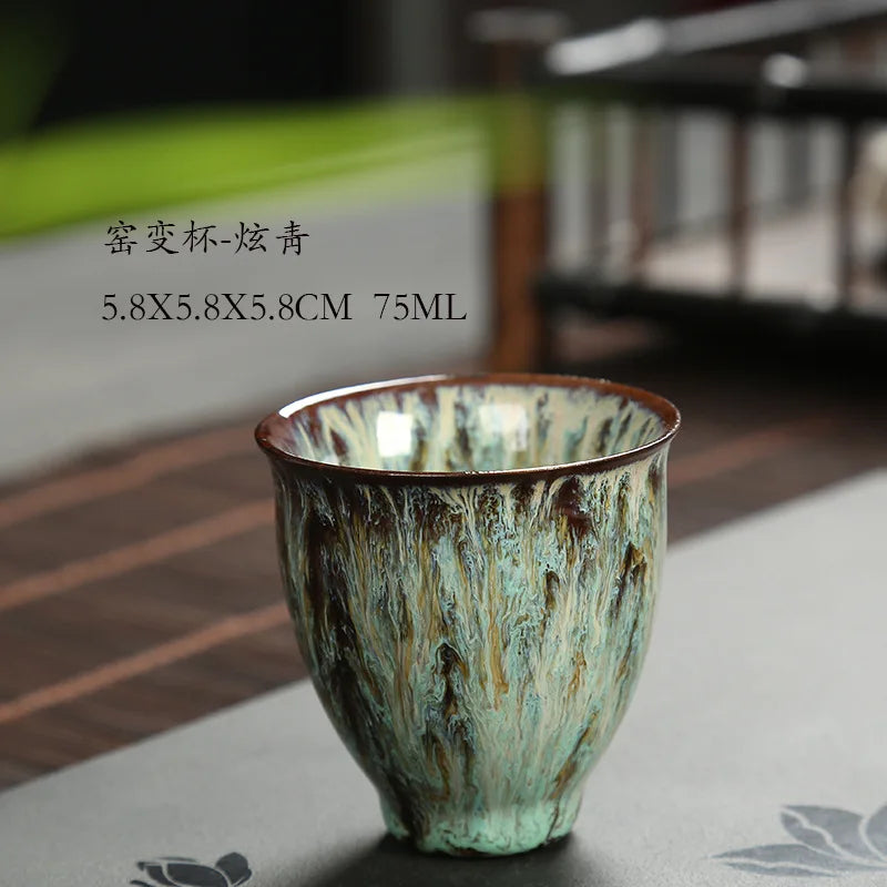 Ceramic Teacup Cups Tea Set with Modern Tea Set Siteel Tazas De Ceramica Creativas China Tea Cup I074